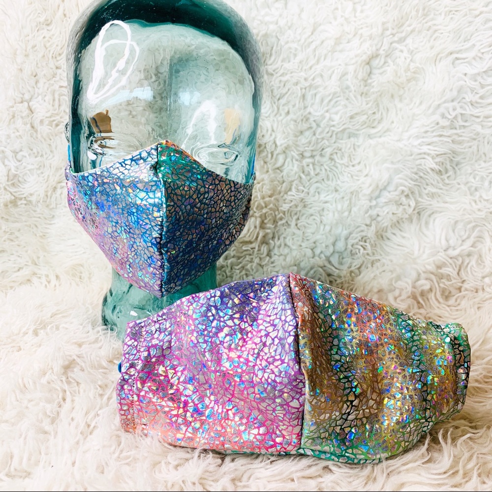 SPARKLY BLING ADULT FACE MASKS